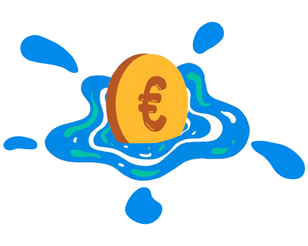 blue money icon